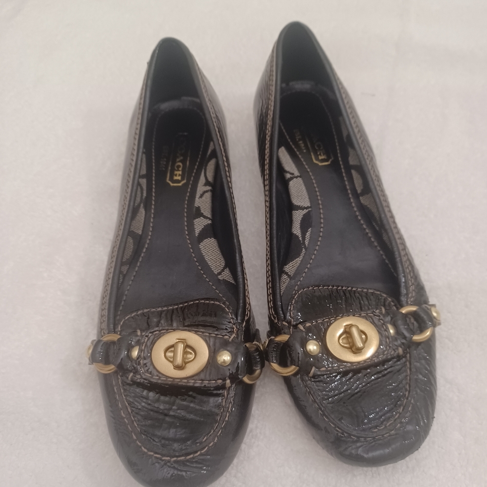 Coach Patent Leather Loafer